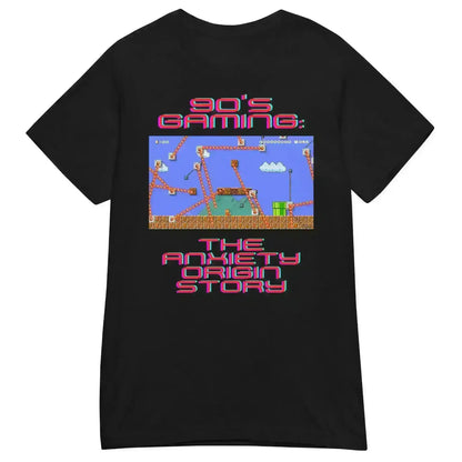 Gaming Anxiety Origin Story - Fitted Tee - Cady Creations
