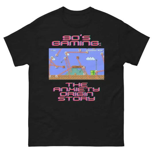 Gaming Anxiety Origin Story - Unisex Tee - Cady Creations