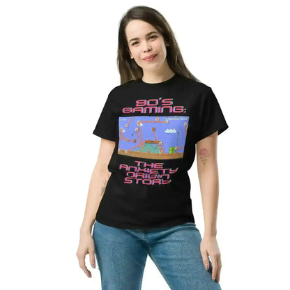 Gaming Anxiety Origin Story - Unisex Tee - Cady Creations