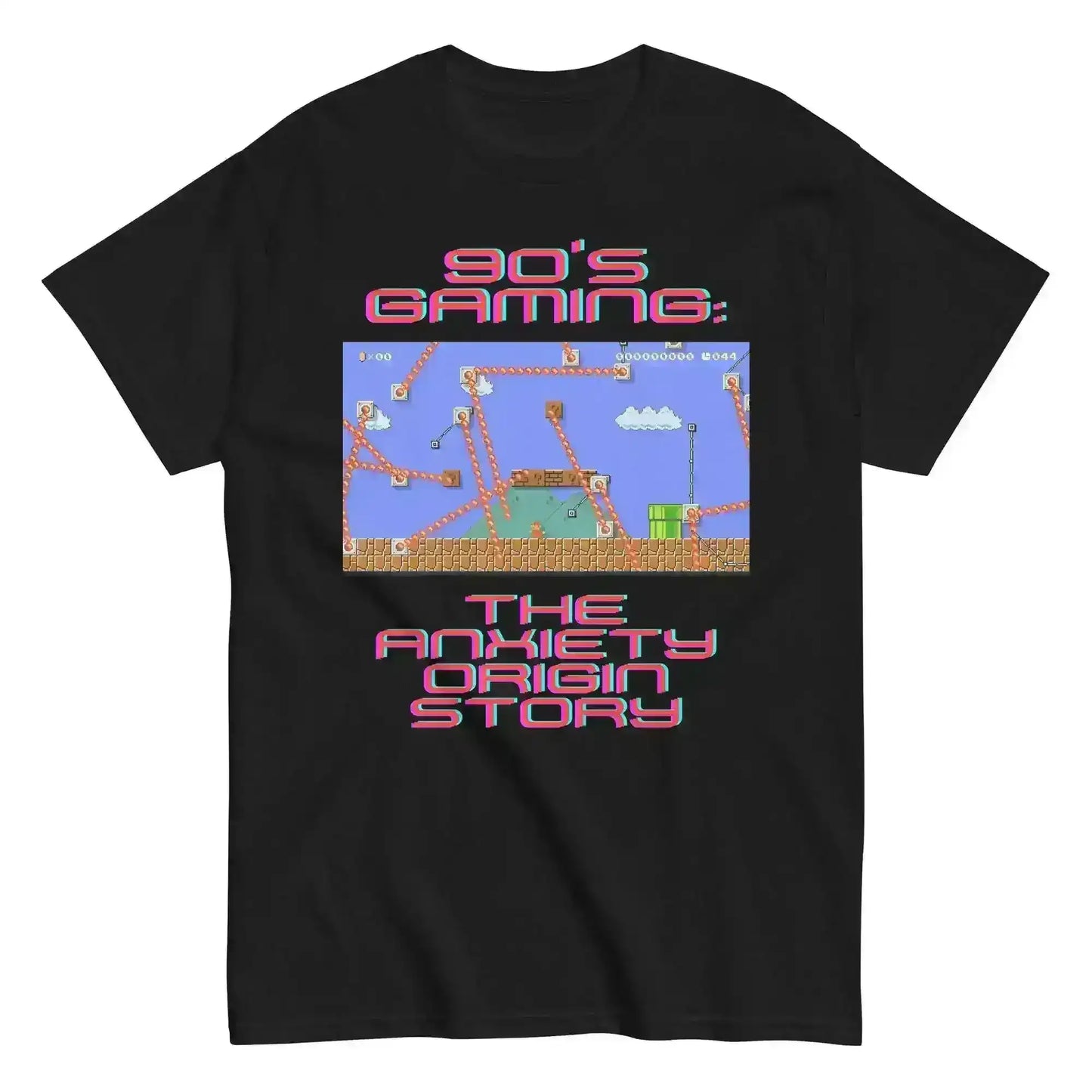 Gaming Anxiety Origin Story - Unisex Tee - Cady Creations