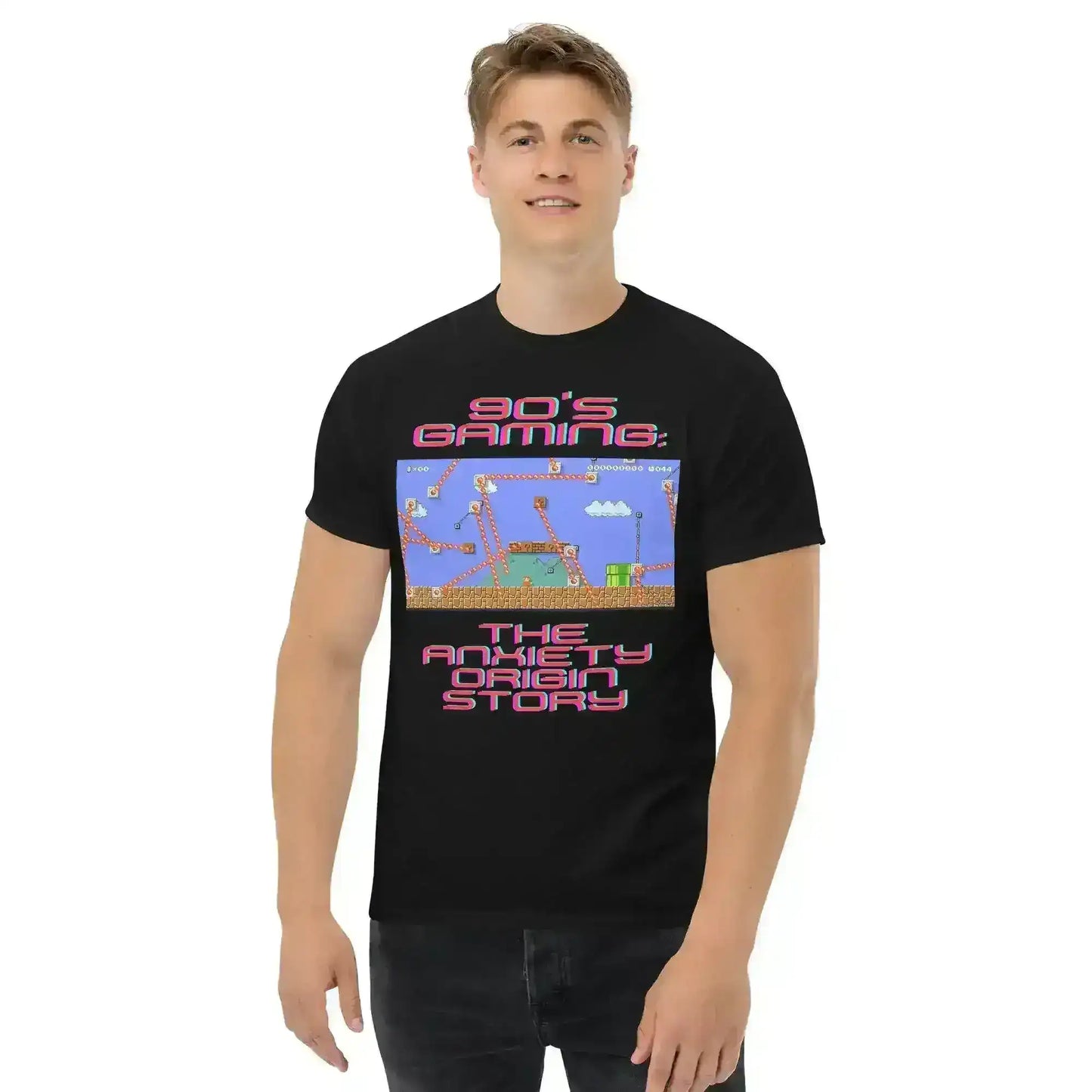 Gaming Anxiety Origin Story - Unisex Tee - Cady Creations