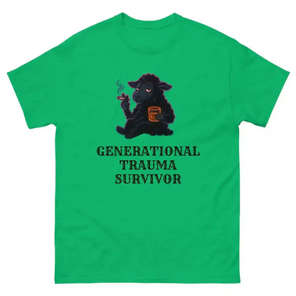 Generational Trauma Survivor Black Sheep Mental Health Humor Unisex Tee - Cady Creations