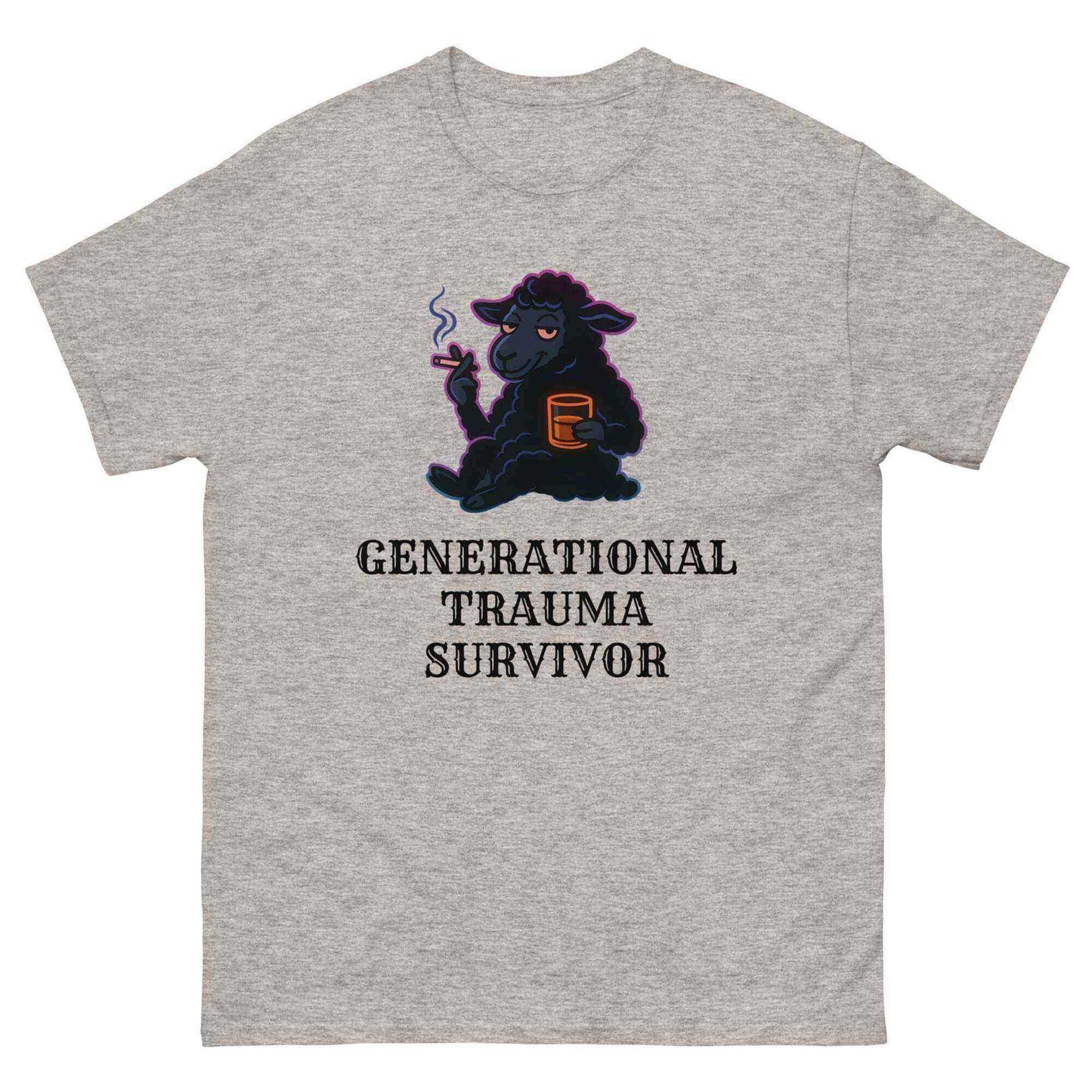 Generational Trauma Survivor Black Sheep Mental Health Humor Unisex Tee - Cady Creations