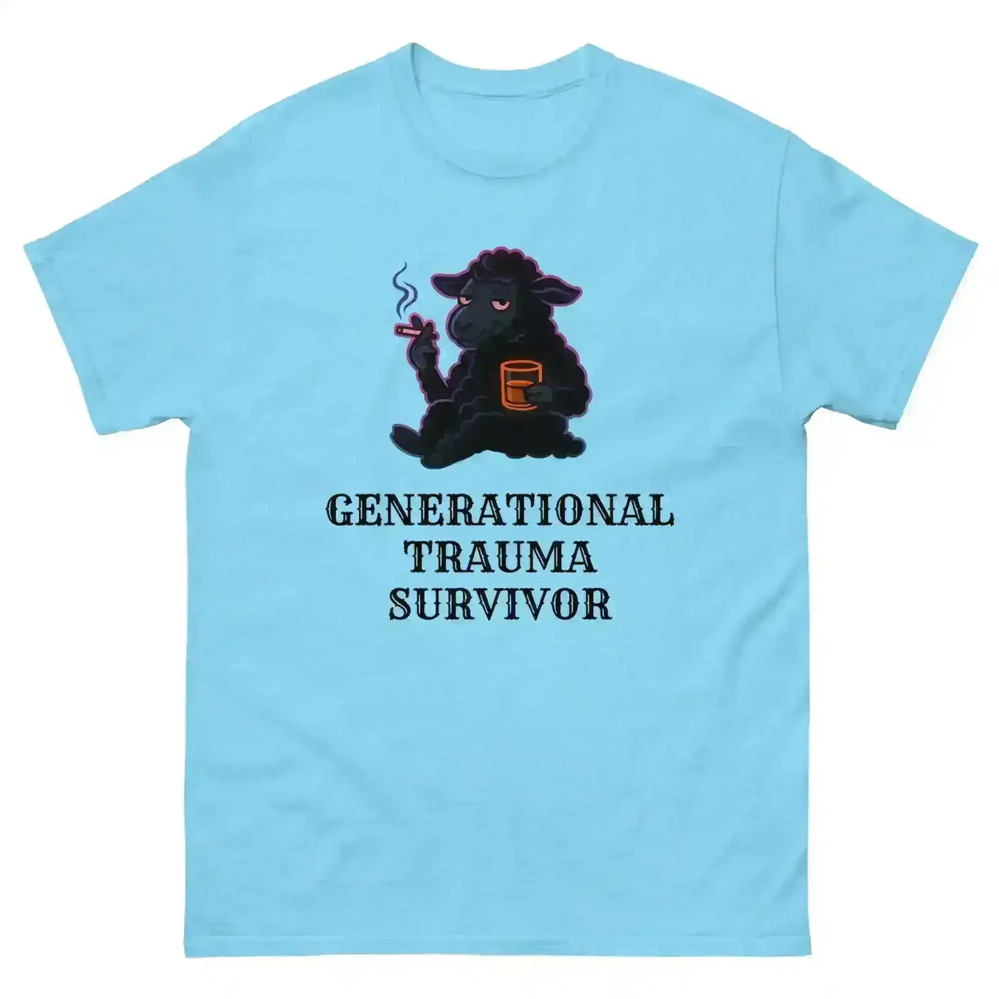 Generational Trauma Survivor Black Sheep Mental Health Humor Unisex Tee - Cady Creations