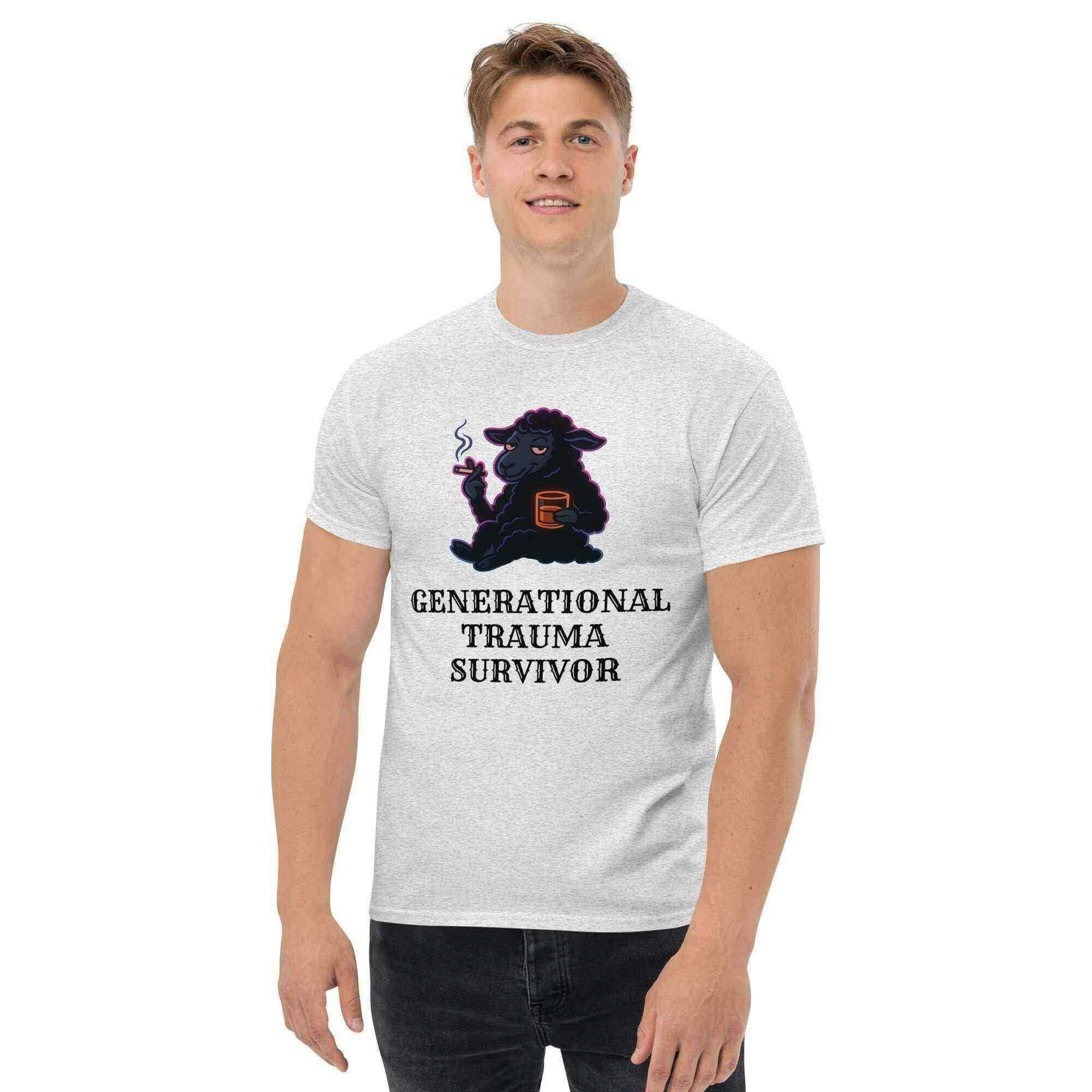 Generational Trauma Survivor Black Sheep Mental Health Humor Unisex Tee - Cady Creations