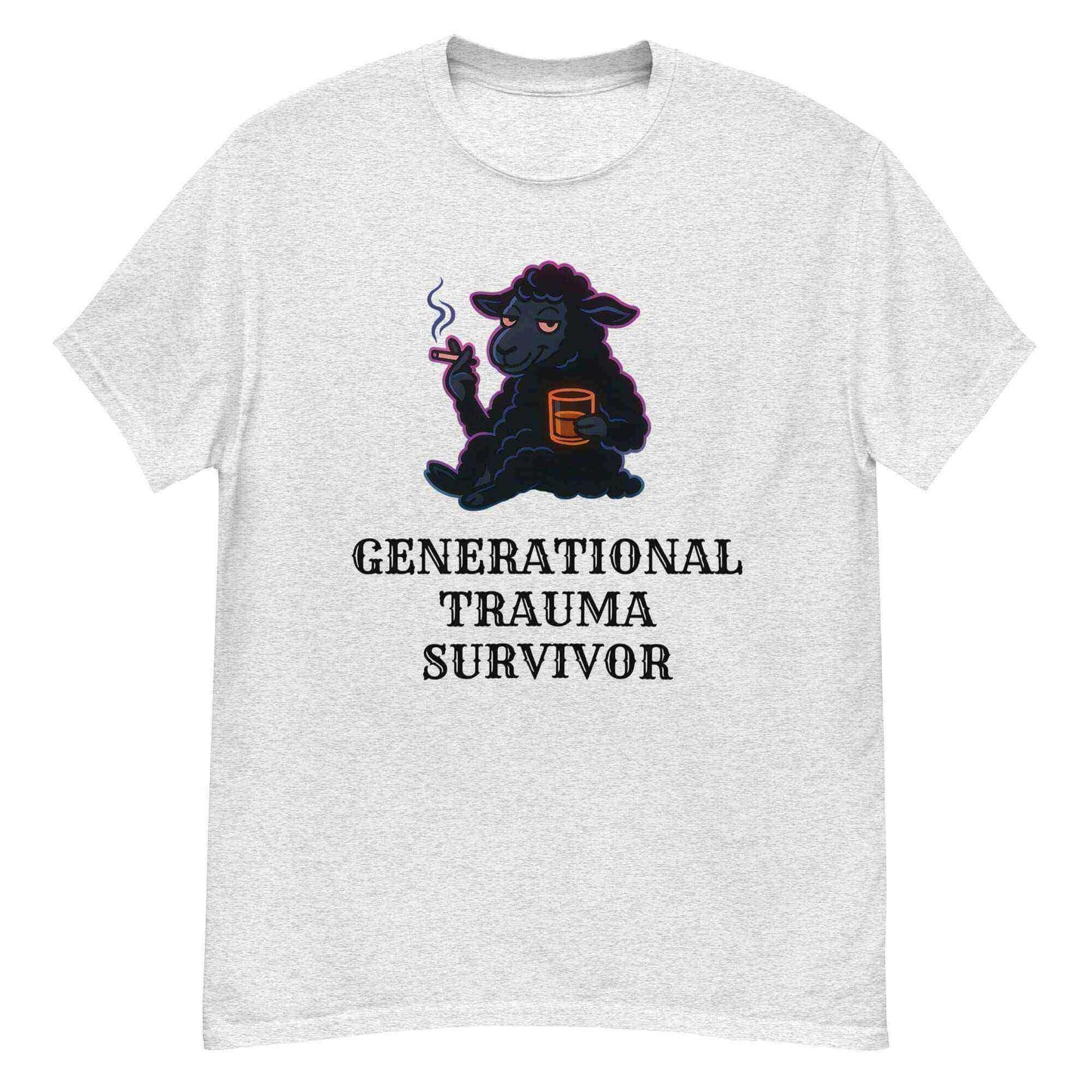 Generational Trauma Survivor Black Sheep Mental Health Humor Unisex Tee - Cady Creations