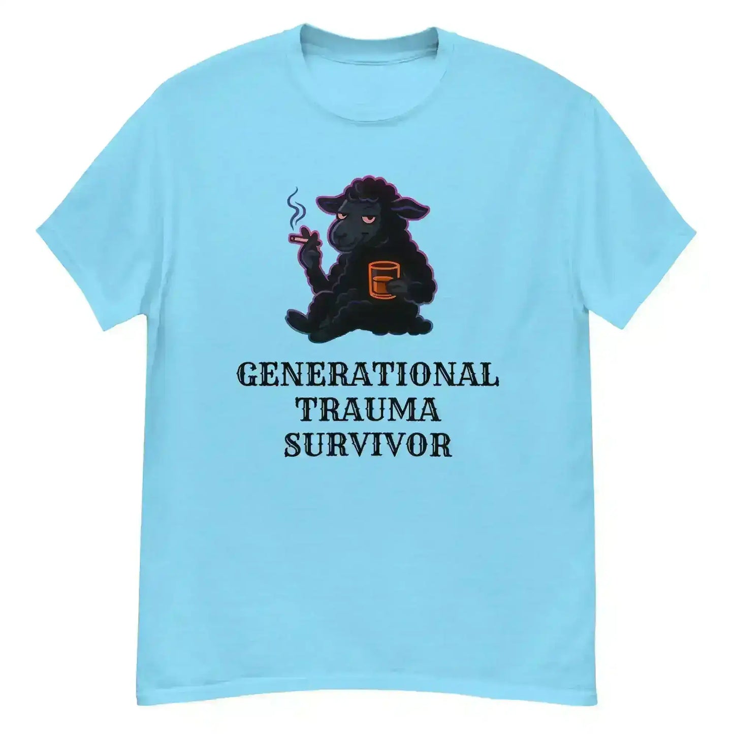 Generational Trauma Survivor Black Sheep Mental Health Humor Unisex Tee - Cady Creations