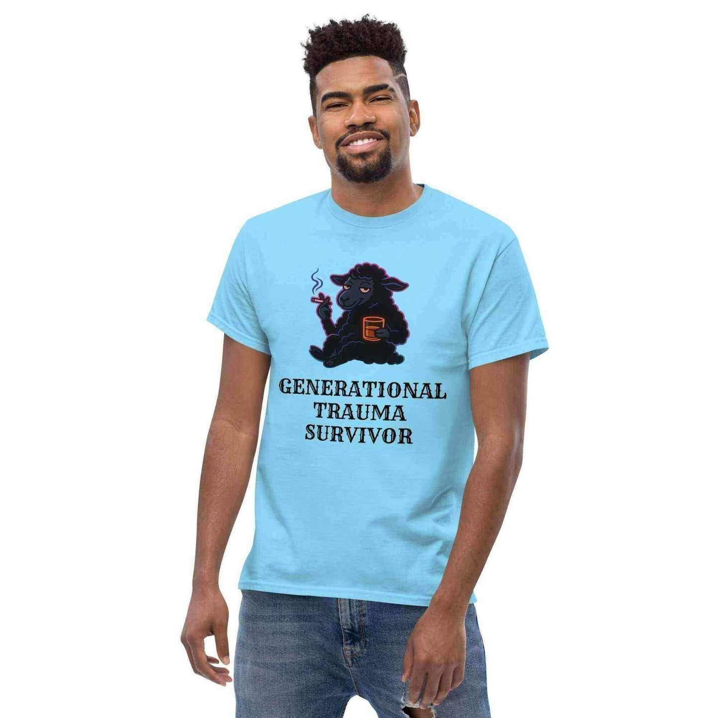 Generational Trauma Survivor Black Sheep Mental Health Humor Unisex Tee - Cady Creations