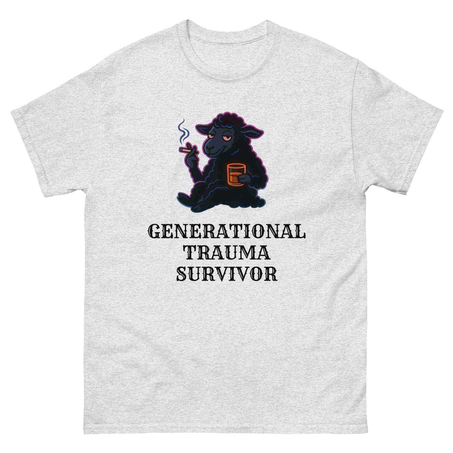 Generational Trauma Survivor Black Sheep Mental Health Humor Unisex Tee - Cady Creations