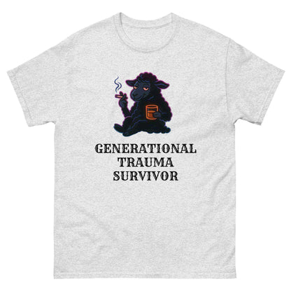 Generational Trauma Survivor Black Sheep Mental Health Humor Unisex Tee - Cady Creations