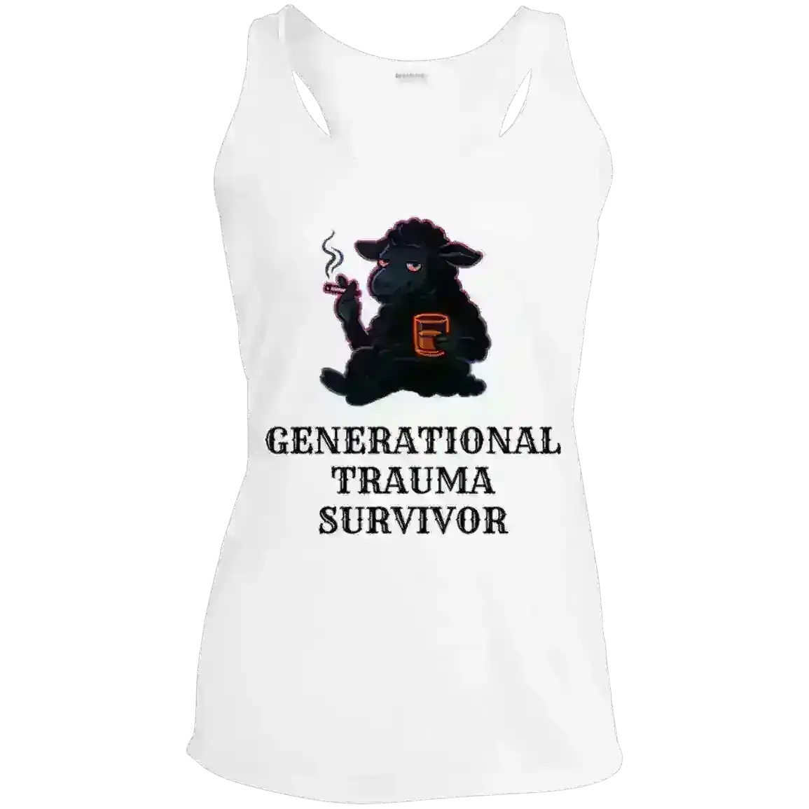 Generational Trauma Survivor - Racerback Tank - Cady Creations