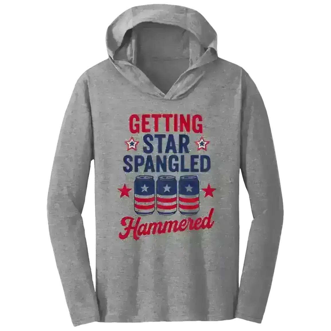 Getting Star Spangled Hammered - Tee Shirt Hoodie - Cady Creations
