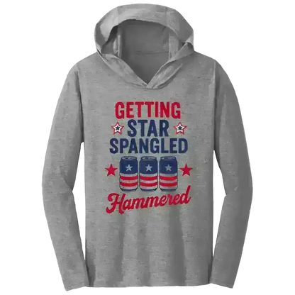 Getting Star Spangled Hammered - Tee Shirt Hoodie - Cady Creations