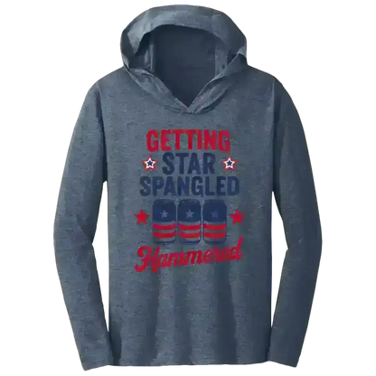 Getting Star Spangled Hammered - Tee Shirt Hoodie - Cady Creations