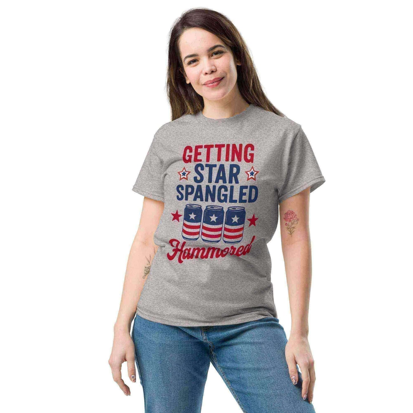 Getting Star Spangled Hammered - Unisex Tee - Cady Creations