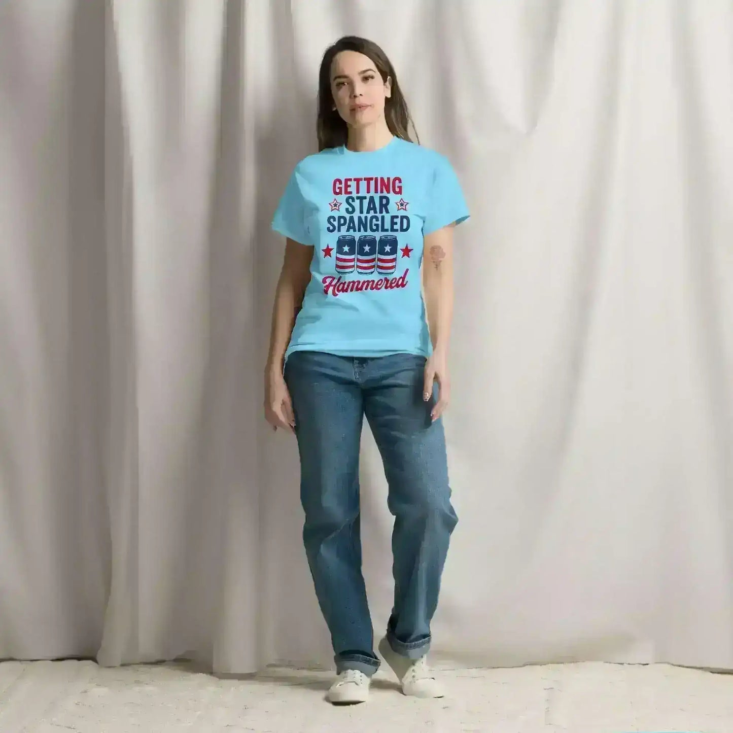Getting Star Spangled Hammered - Unisex Tee - Cady Creations