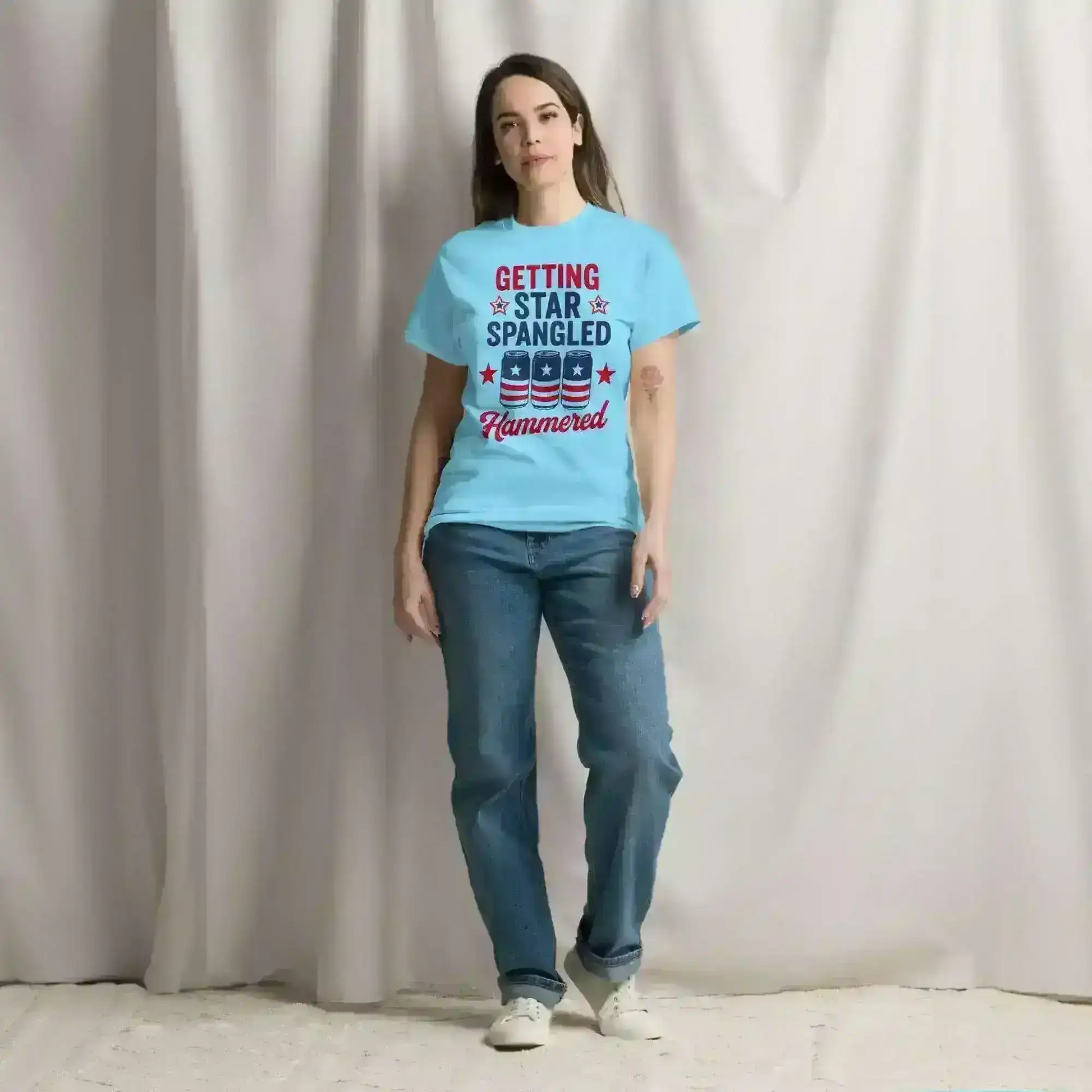 Getting Star Spangled Hammered - Unisex Tee - Cady Creations