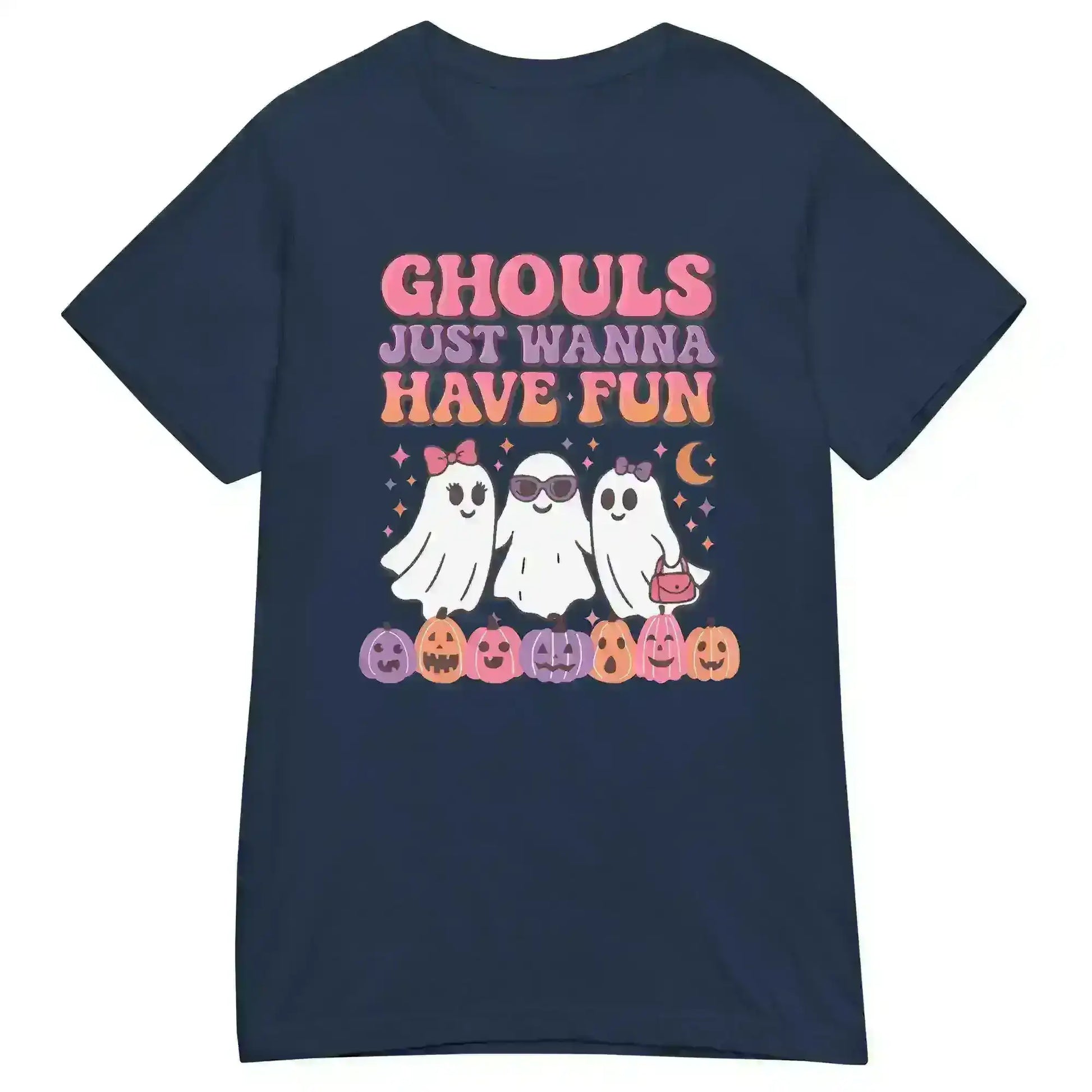 Ghouls Just Wanna Have Fun Fitted Tee - Spooky Season Halloween Humor - Cady Creations