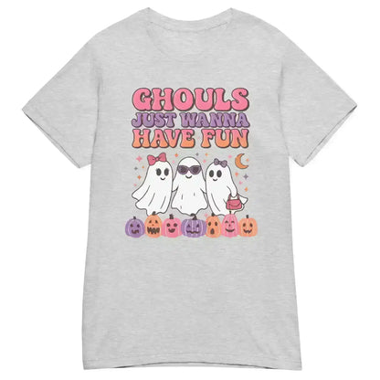 Ghouls Just Wanna Have Fun Fitted Tee - Spooky Season Halloween Humor - Cady Creations
