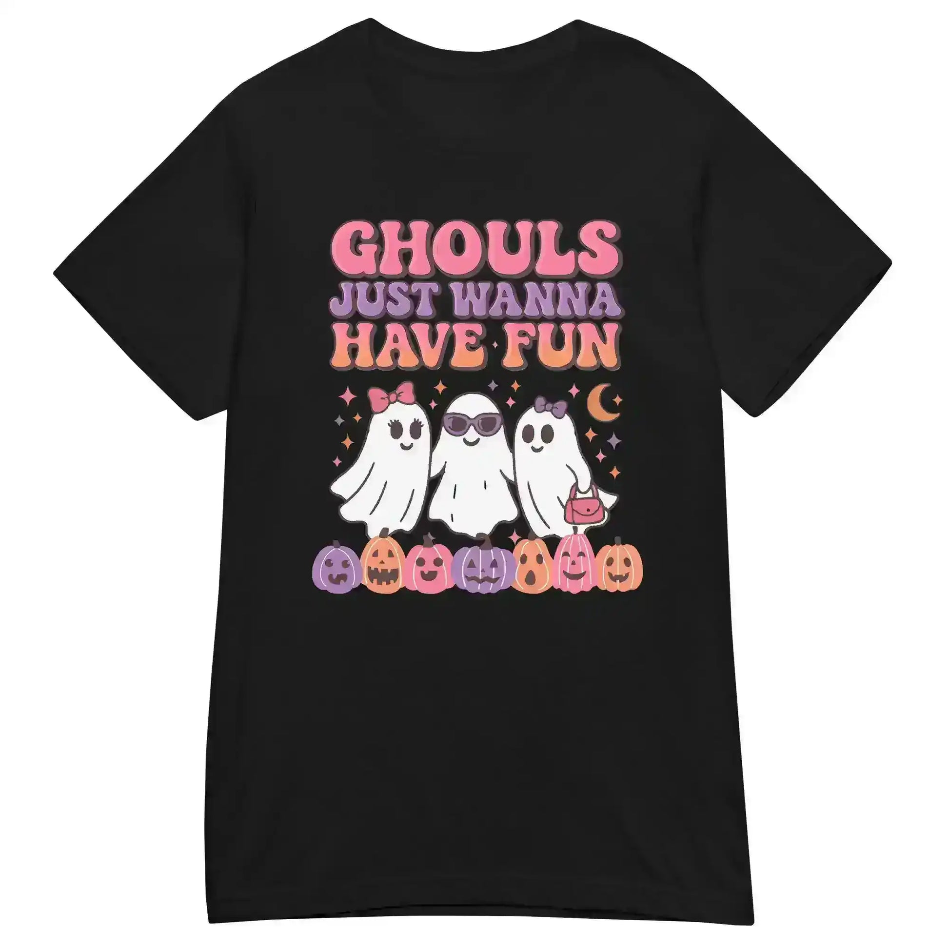 Ghouls Just Wanna Have Fun Fitted Tee - Spooky Season Halloween Humor - Cady Creations