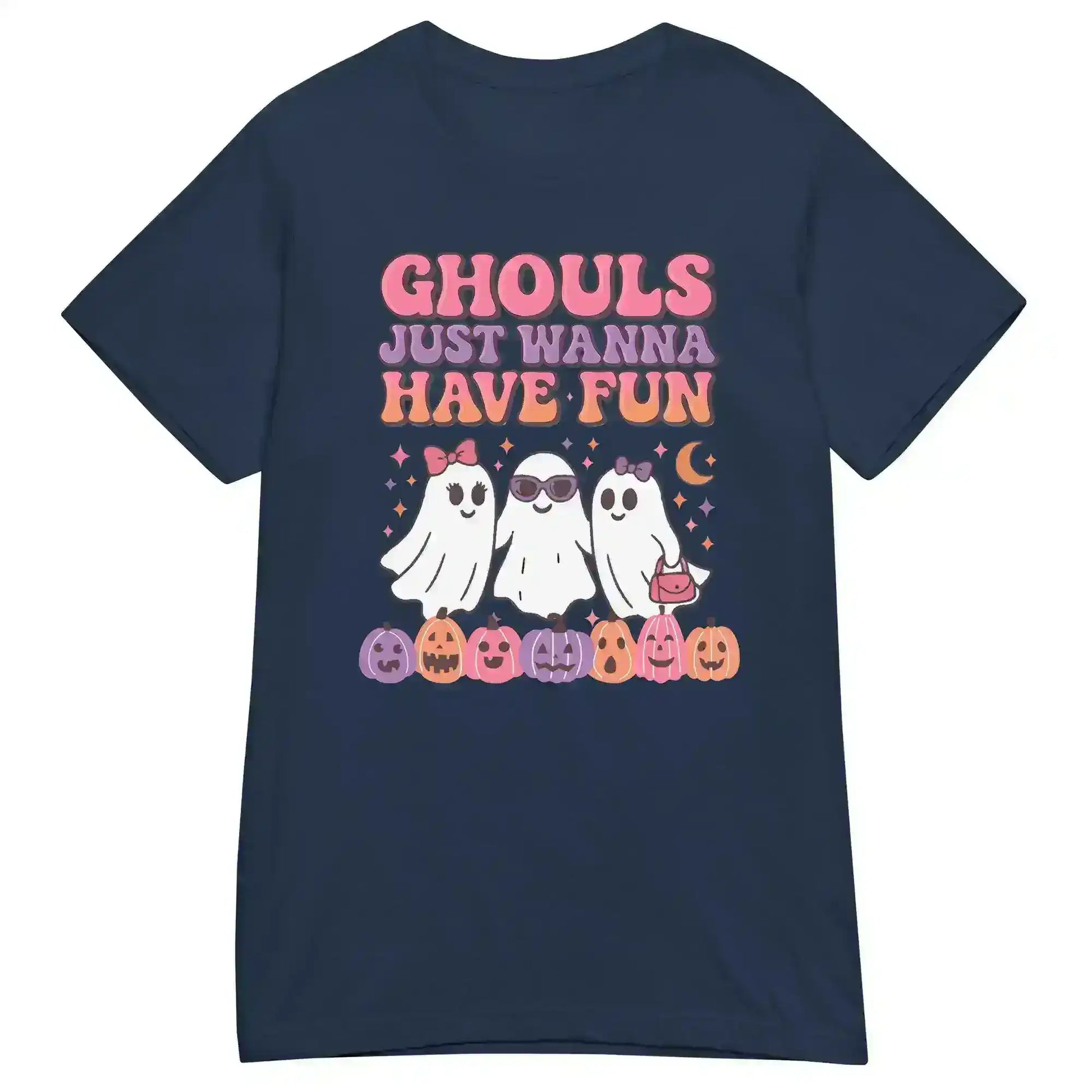 Ghouls Just Wanna Have Fun Fitted Tee - Spooky Season Halloween Humor - Cady Creations