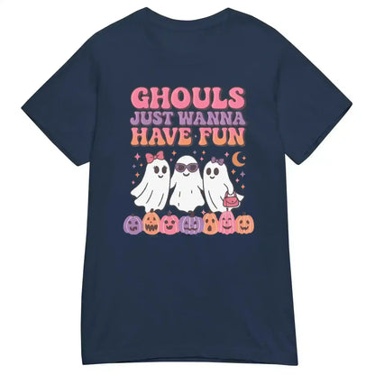 Ghouls Just Wanna Have Fun Fitted Tee - Spooky Season Halloween Humor - Cady Creations