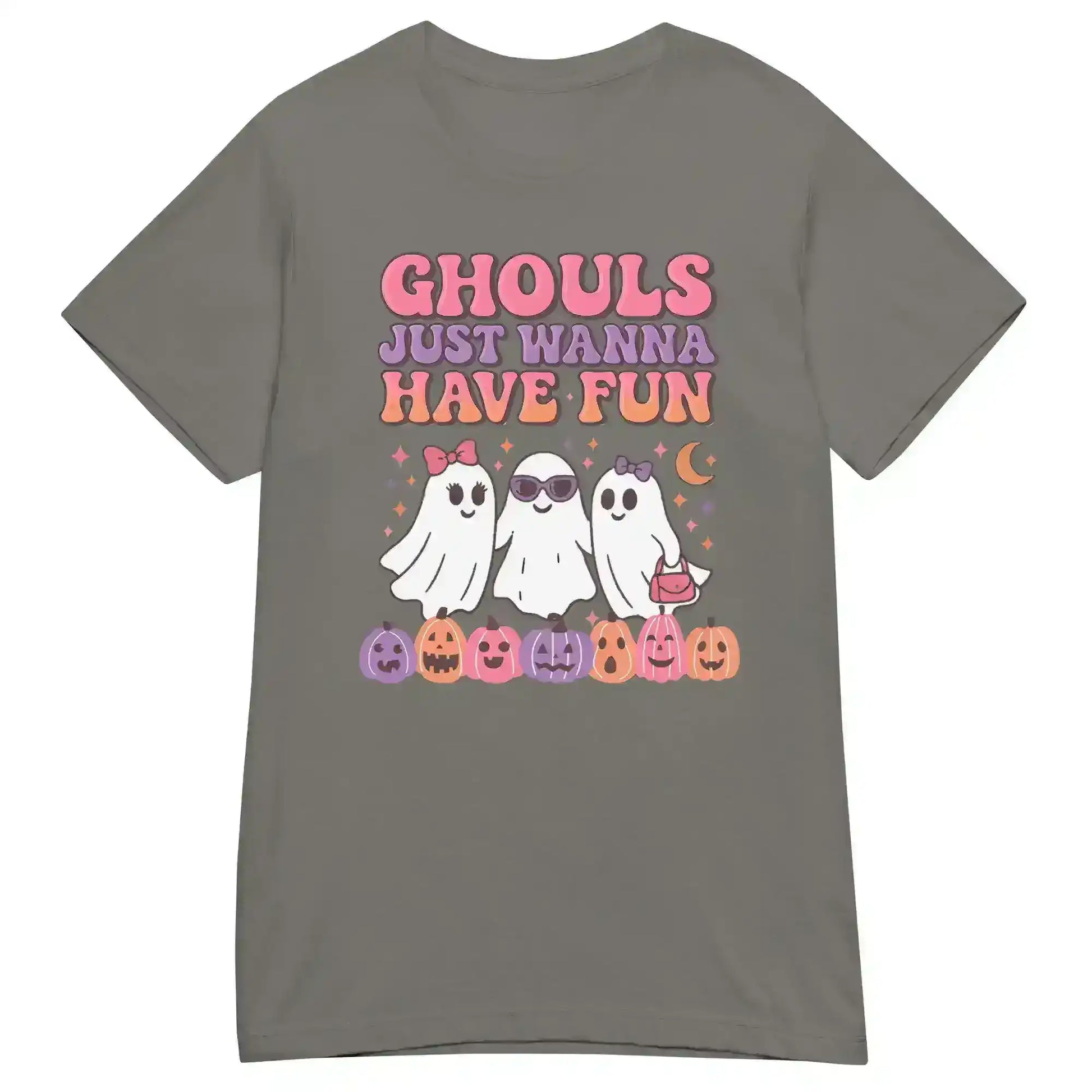 Ghouls Just Wanna Have Fun Fitted Tee - Spooky Season Halloween Humor - Cady Creations