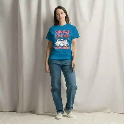 Ghouls Just Wanna Have Fun Unisex Tee - Spooky Season Halloween Humor - Cady Creations