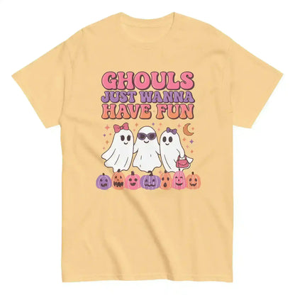 Ghouls Just Wanna Have Fun Unisex Tee - Spooky Season Halloween Humor - Cady Creations