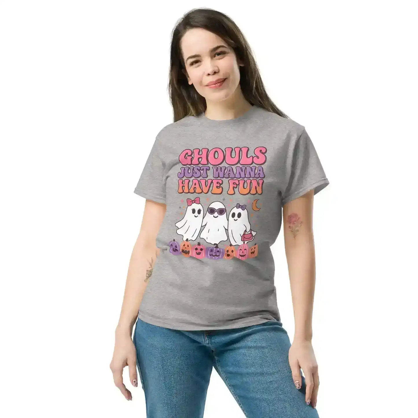 Ghouls Just Wanna Have Fun Unisex Tee - Spooky Season Halloween Humor - Cady Creations