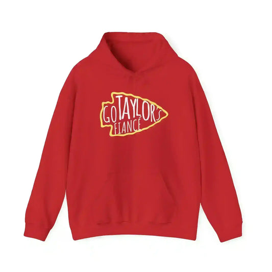 Go Taylor's Fiancé Pullover Hoodie - Pop Culture Chiefs Humor - Cady Creations