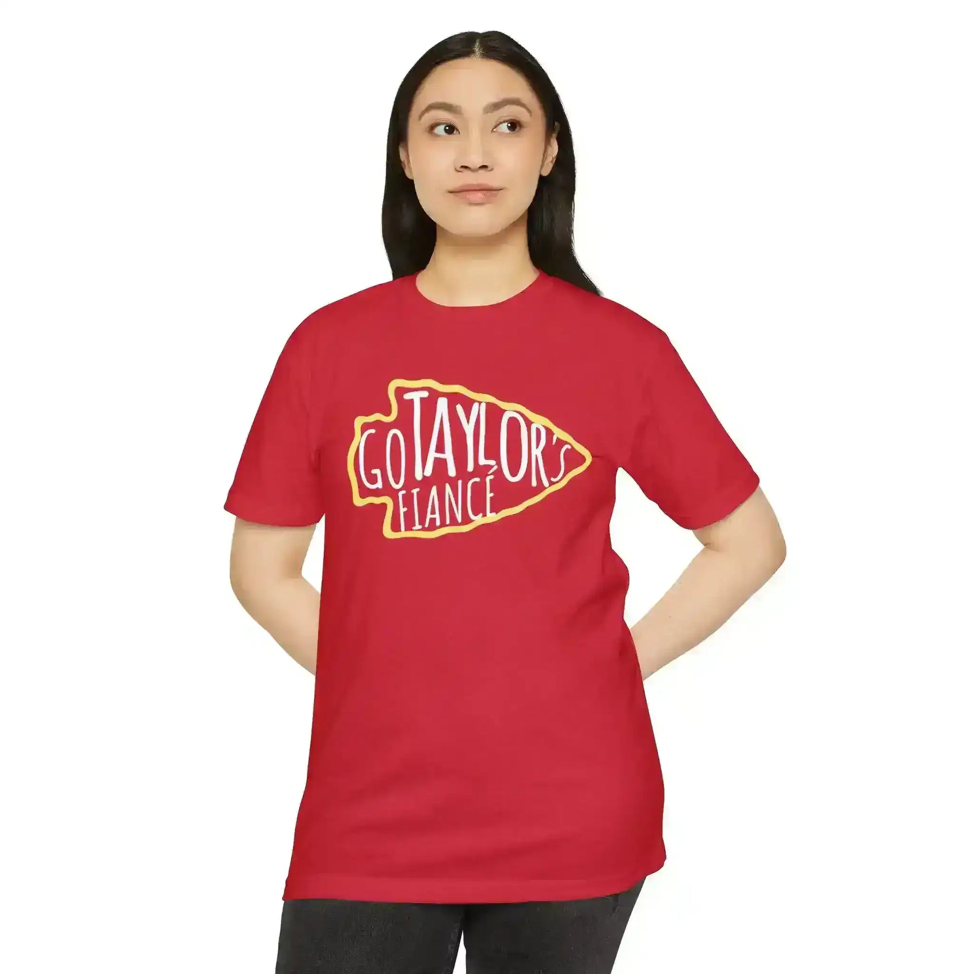 Go Taylor's Fiancé Football Season Unisex Tee - Cady Creations