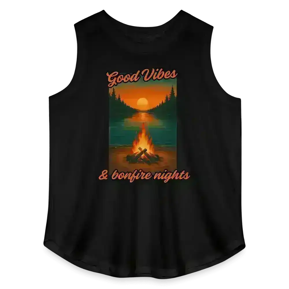 Good Vibes & Bonfire Nights - Curvy Tank - Cady Creations