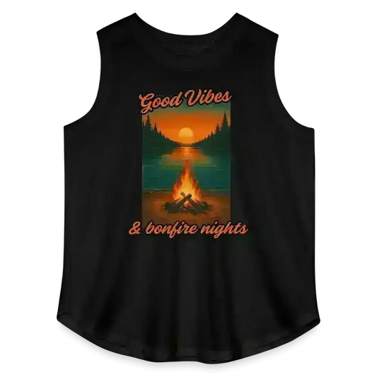 Good Vibes & Bonfire Nights - Curvy Tank - Cady Creations