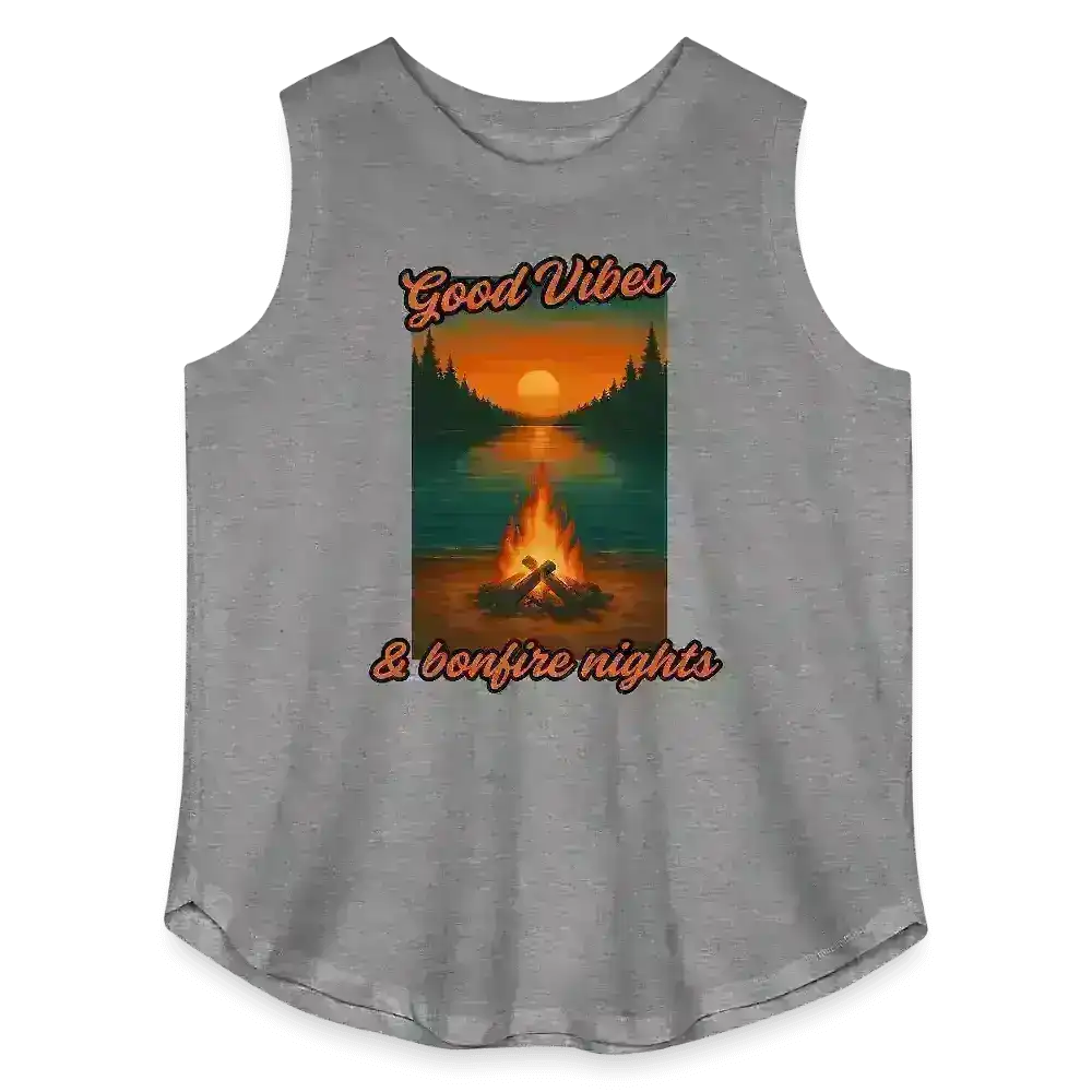 Good Vibes & Bonfire Nights - Curvy Tank - Cady Creations