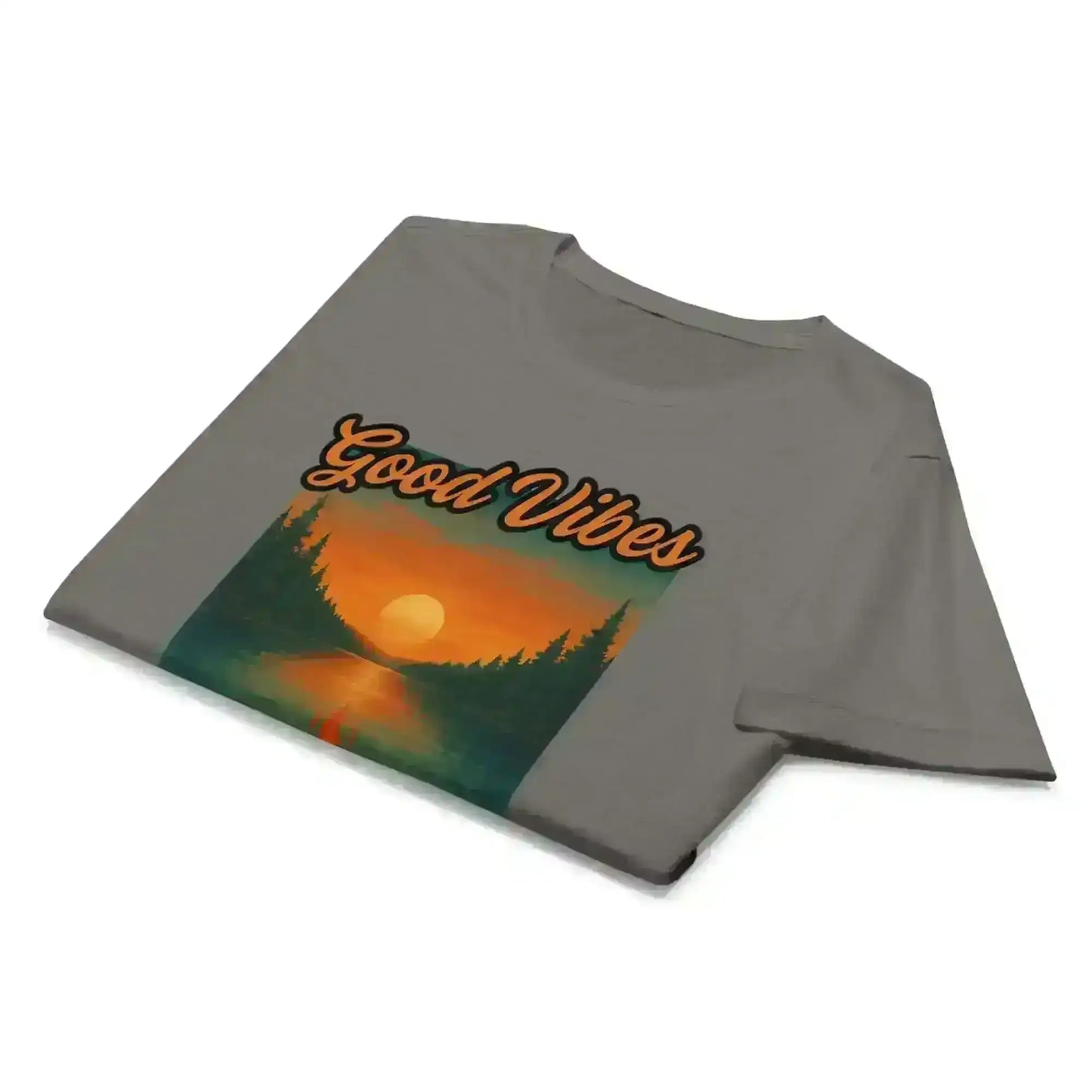 Good Vibes & Bonfire Nights - Fitted Tee - Cady Creations