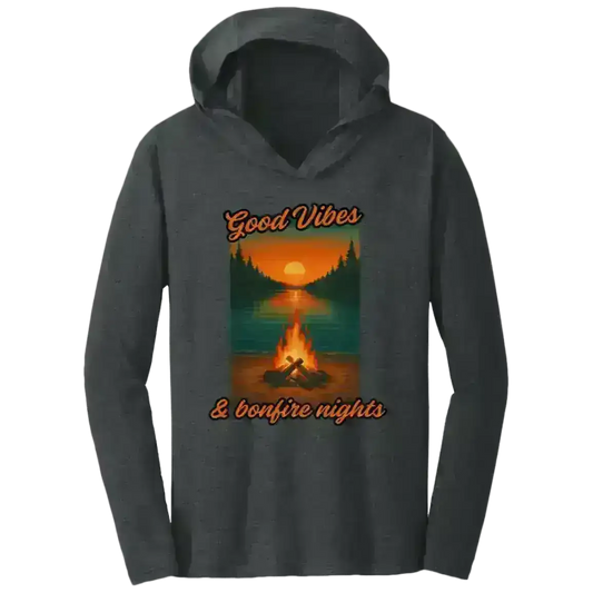 Good Vibes & Bonfire Nights - Tee Shirt Hoodie - Cady Creations