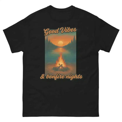 Good Vibes & Bonfire Nights - Unisex Tee - Cady Creations