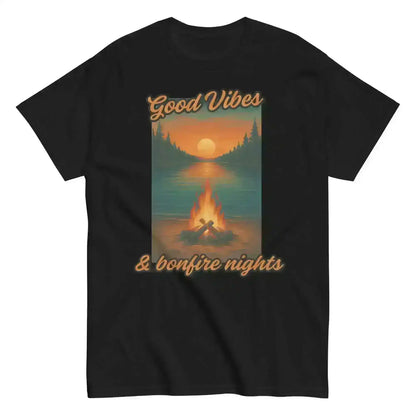 Good Vibes & Bonfire Nights - Unisex Tee - Cady Creations