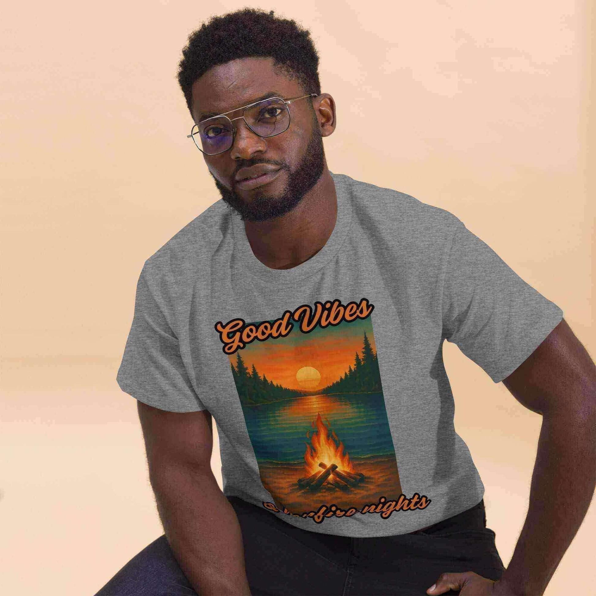 Good Vibes & Bonfire Nights - Unisex Tee - Cady Creations