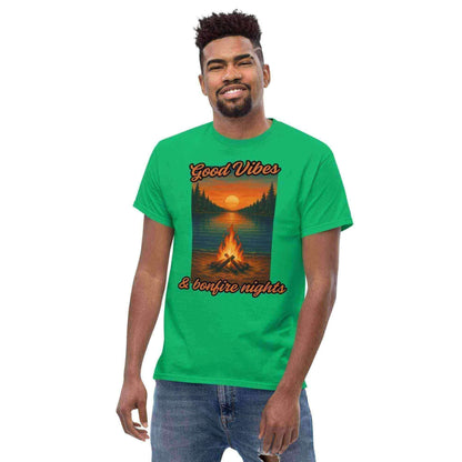 Good Vibes & Bonfire Nights - Unisex Tee - Cady Creations