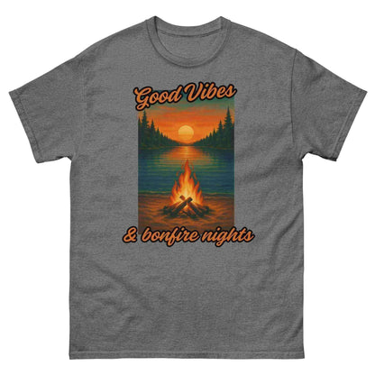 Good Vibes & Bonfire Nights - Unisex Tee - Cady Creations