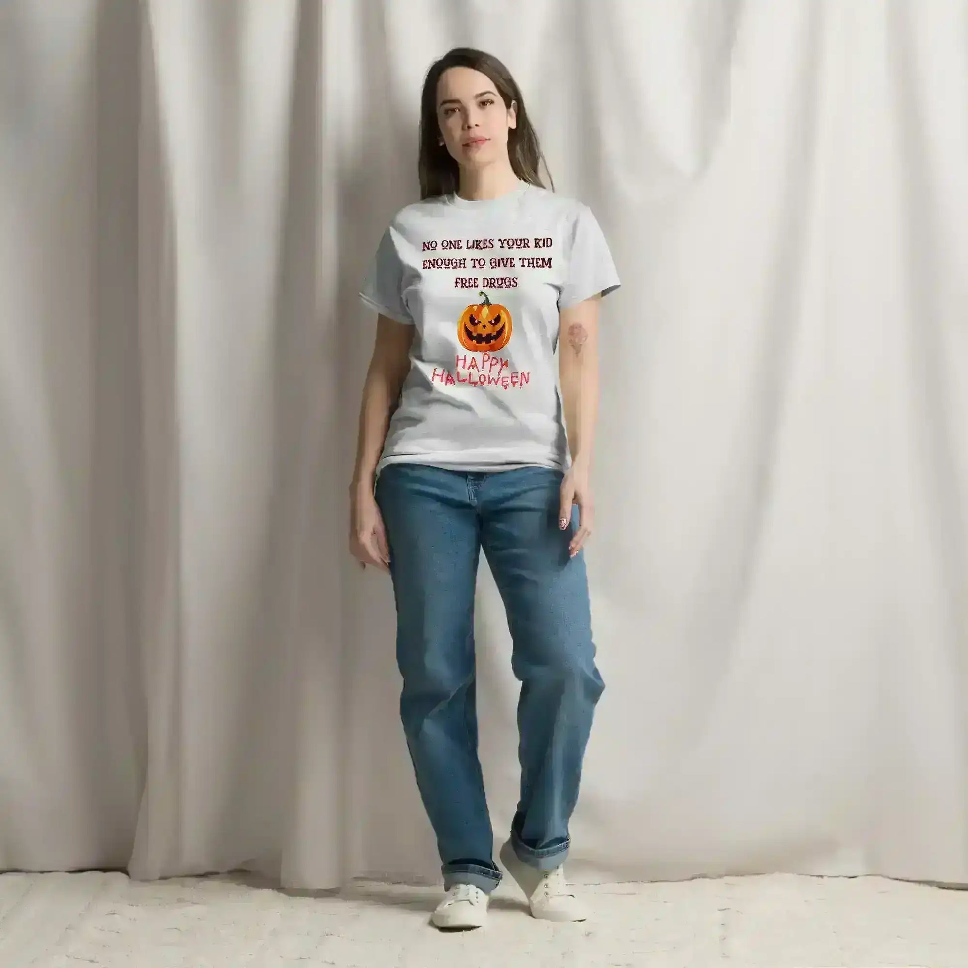 Halloween Dark Humor - Free Drugs Unisex Tee - Cady Creations