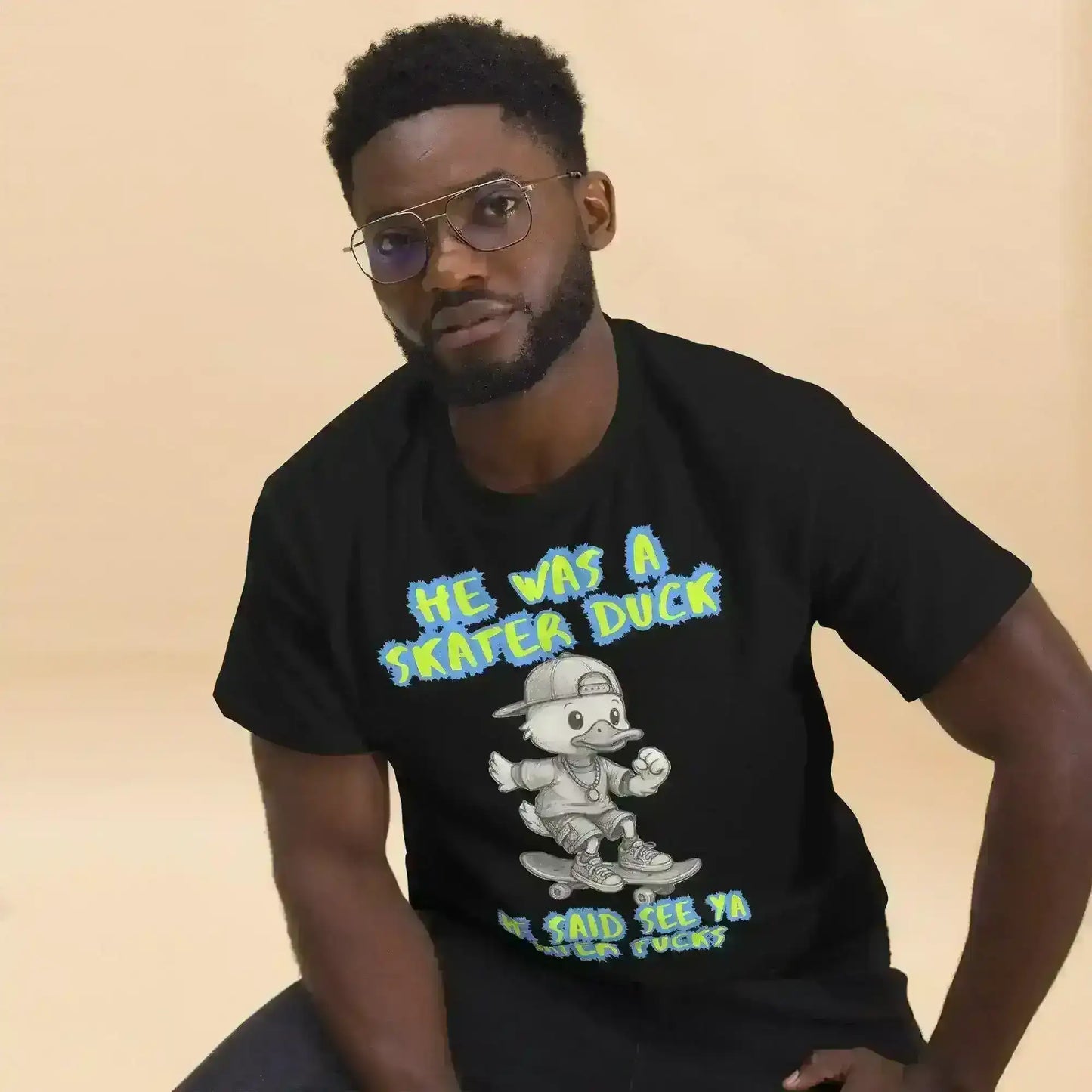 He Was A Skater Duck - Unisex Tee - Cady Creations