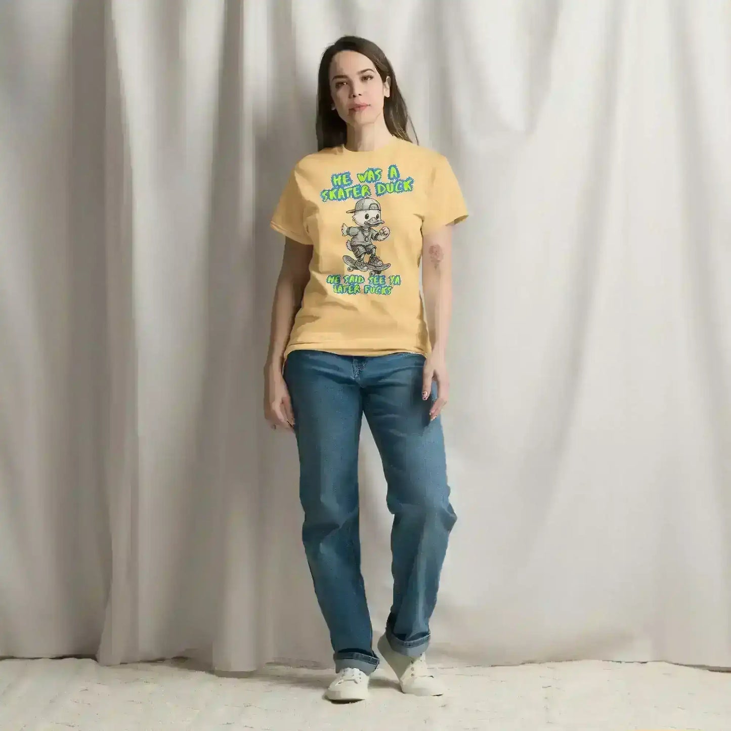He Was A Skater Duck - Unisex Tee - Cady Creations