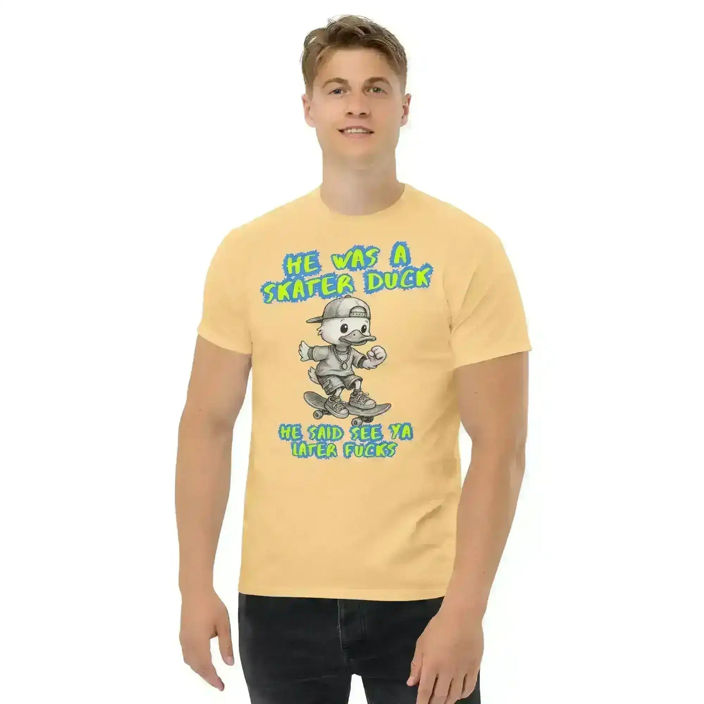 He Was A Skater Duck - Unisex Tee - Cady Creations