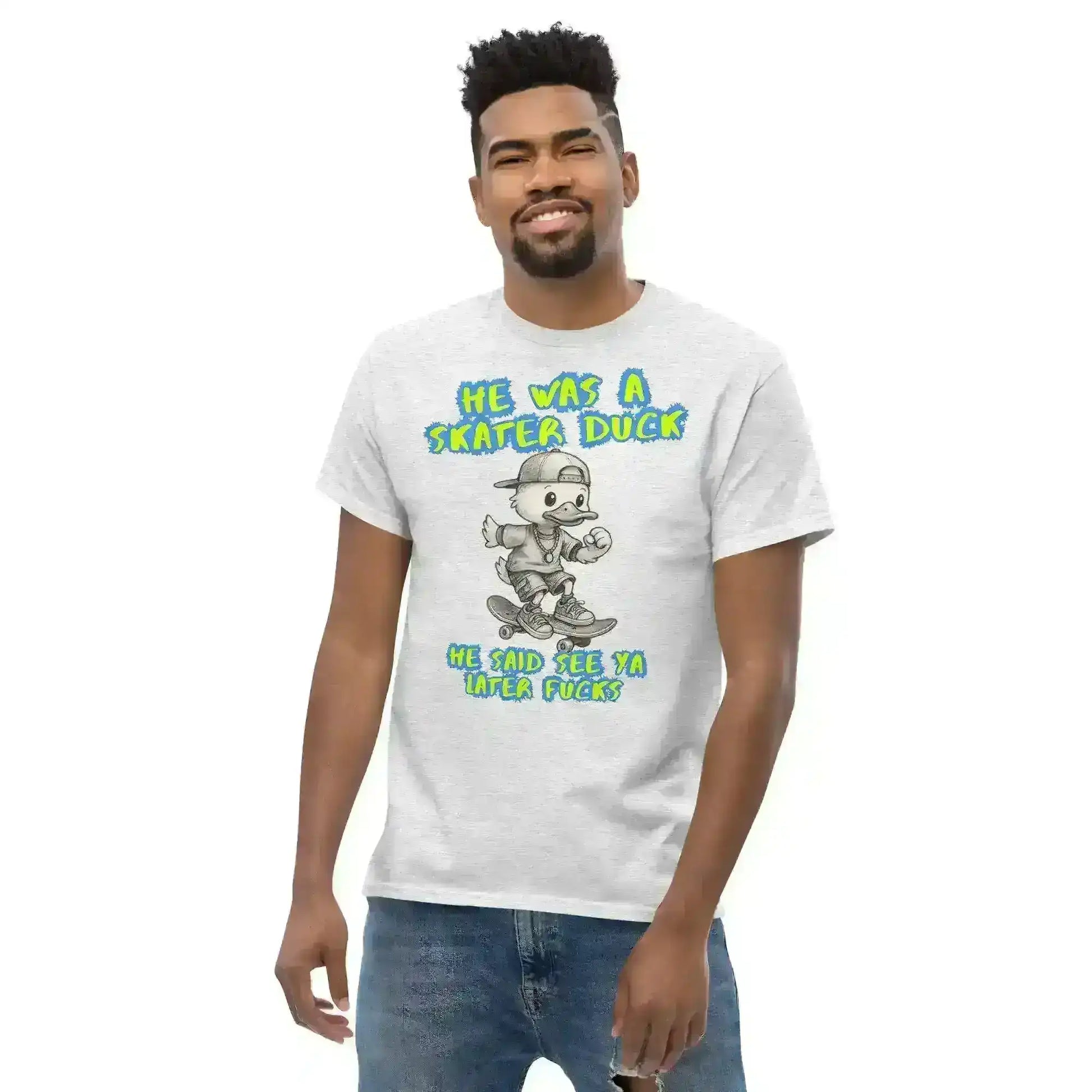 He Was A Skater Duck - Unisex Tee - Cady Creations