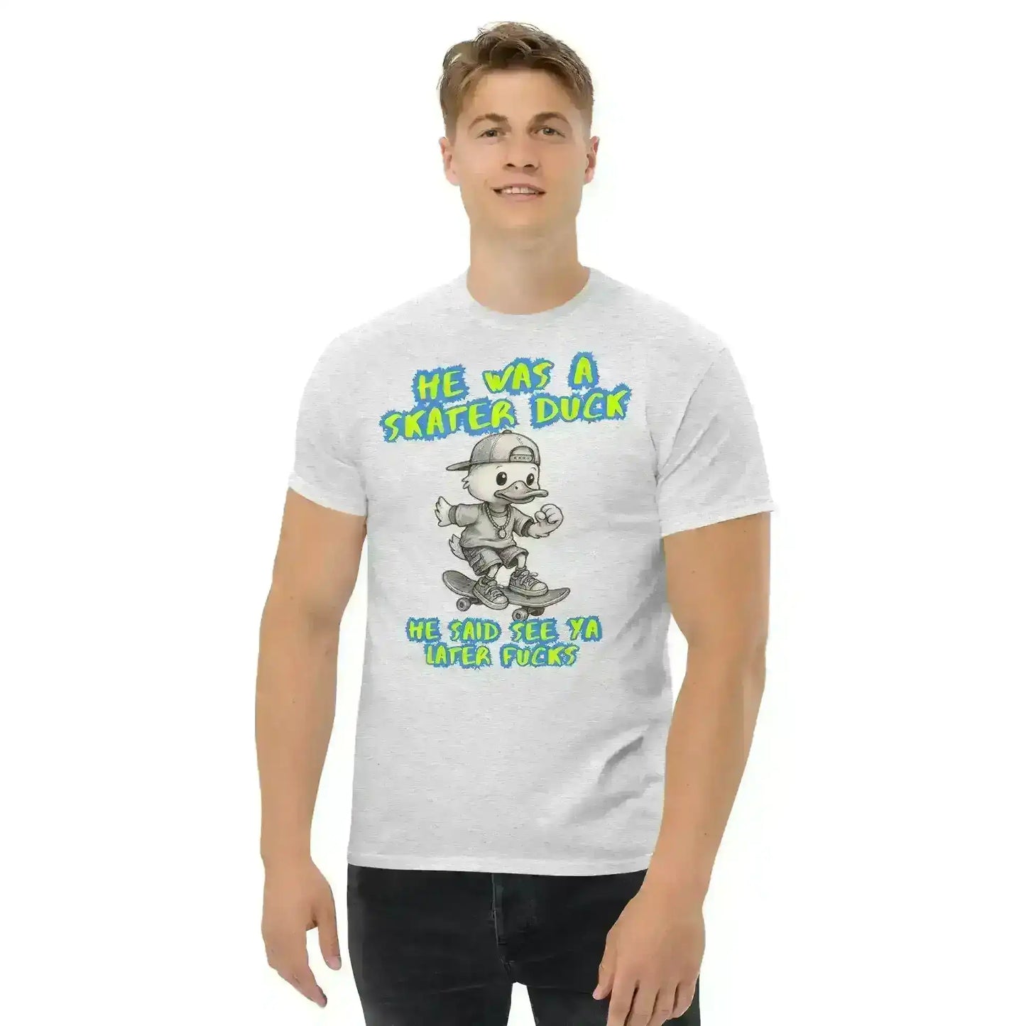 He Was A Skater Duck - Unisex Tee - Cady Creations