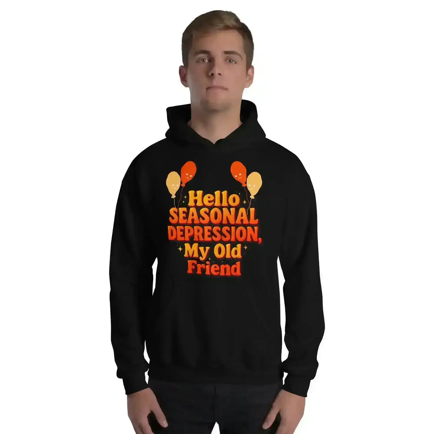 Hello Seasonal Depression My Old Friend Pullover Hoodie - Cady Creations