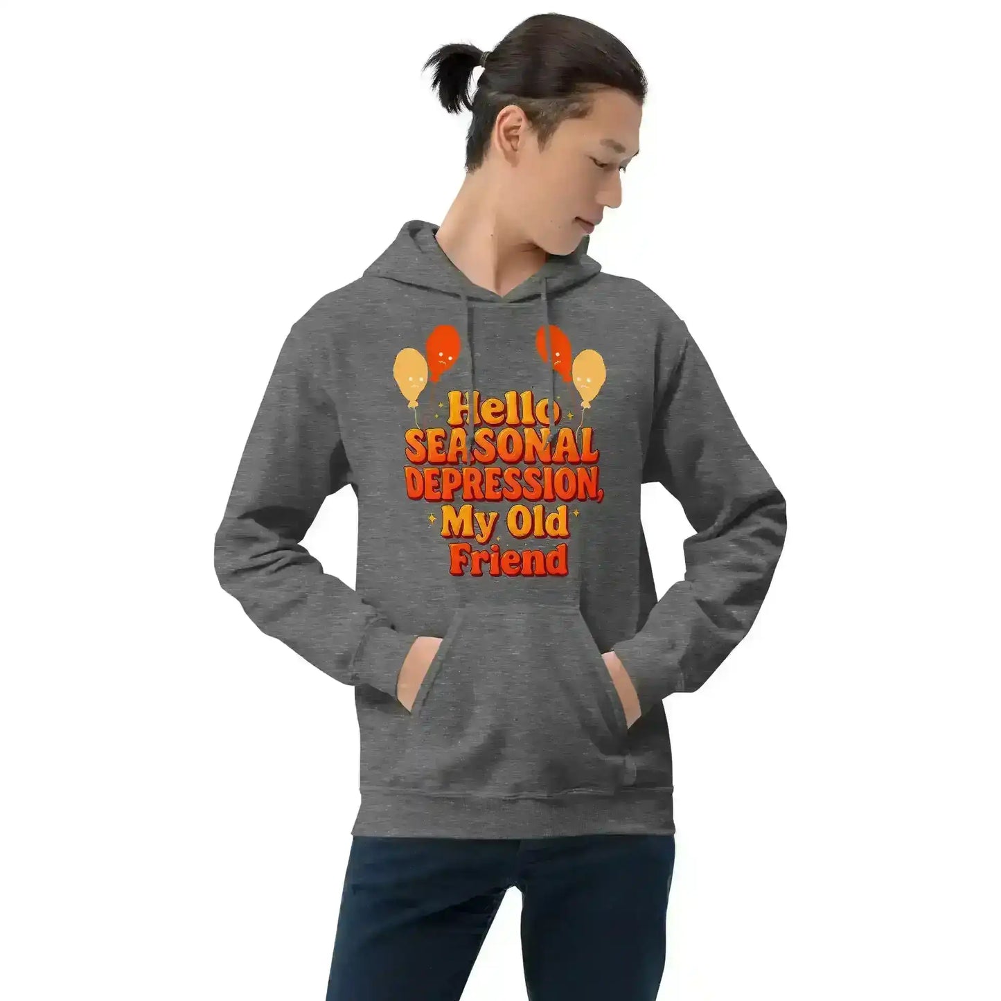 Hello Seasonal Depression My Old Friend Pullover Hoodie - Cady Creations